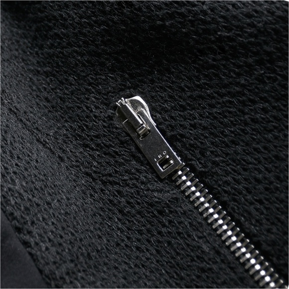 IRO Clever Dark Grey Knitted Jacket with Lambskin Trim - Picture 11 of 15